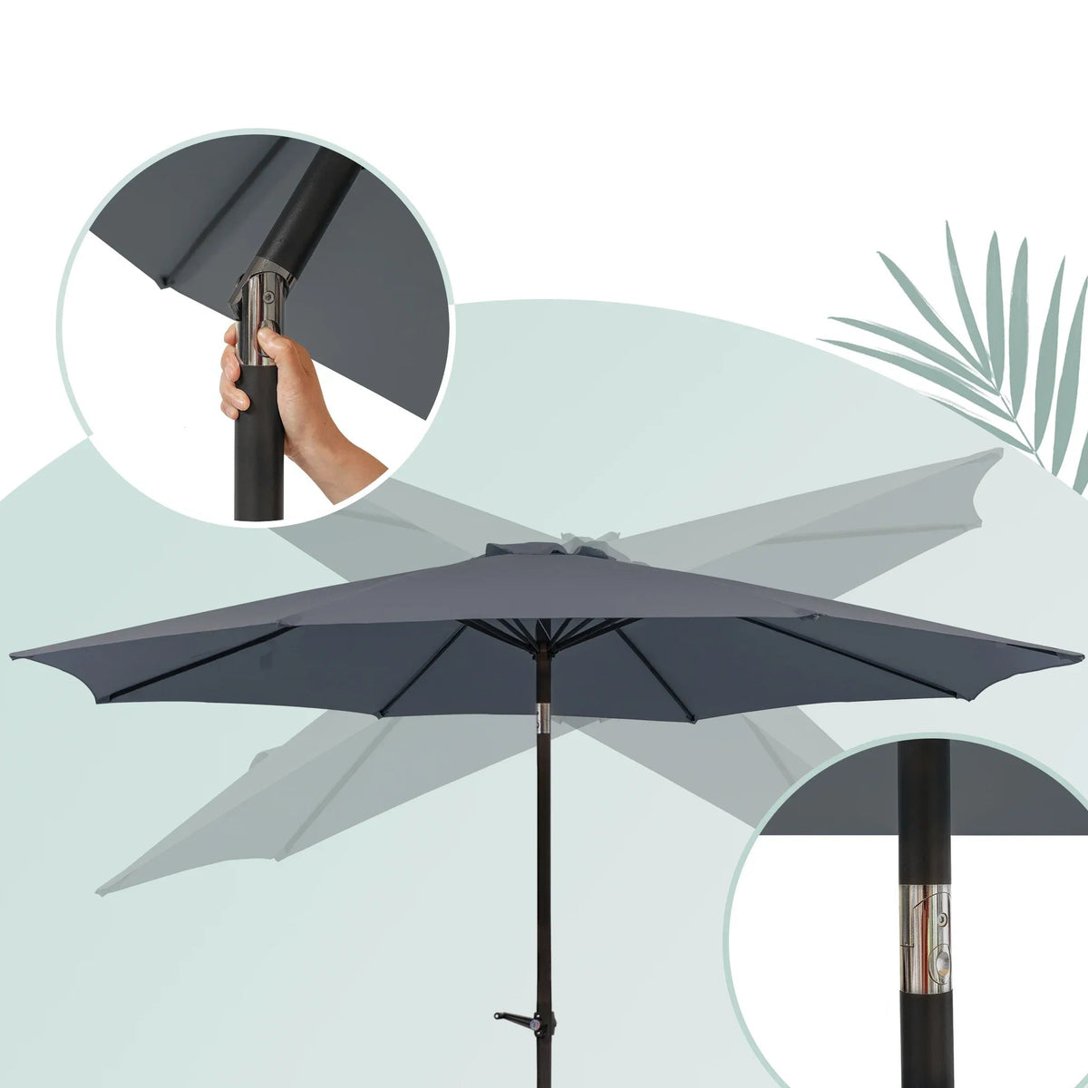 Parasol pliable  300 cm / 245 cm