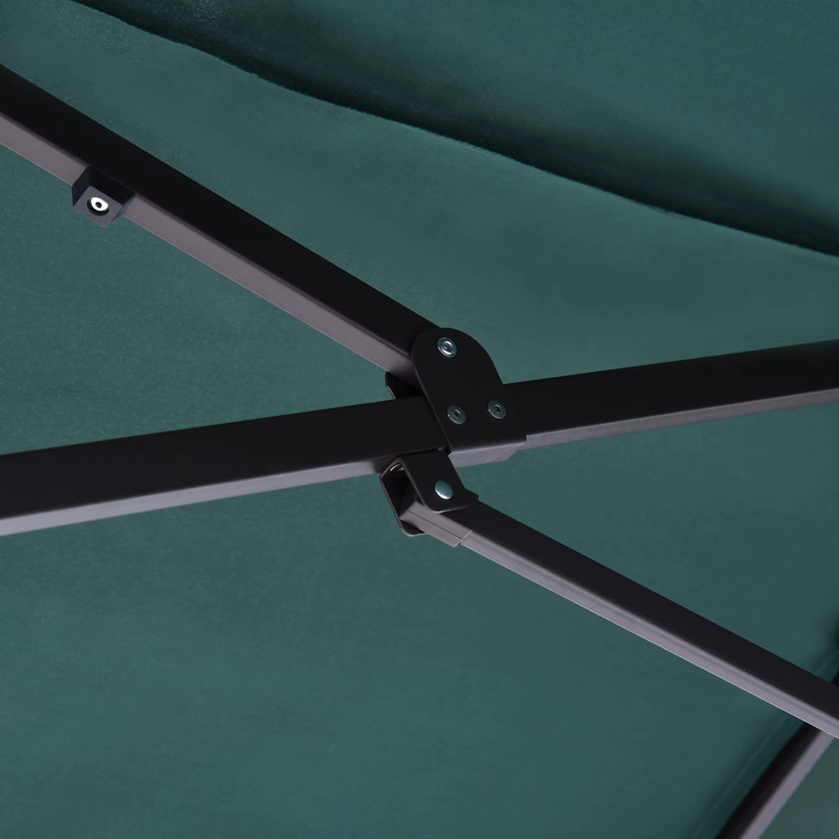 Parasol double avec manivelle