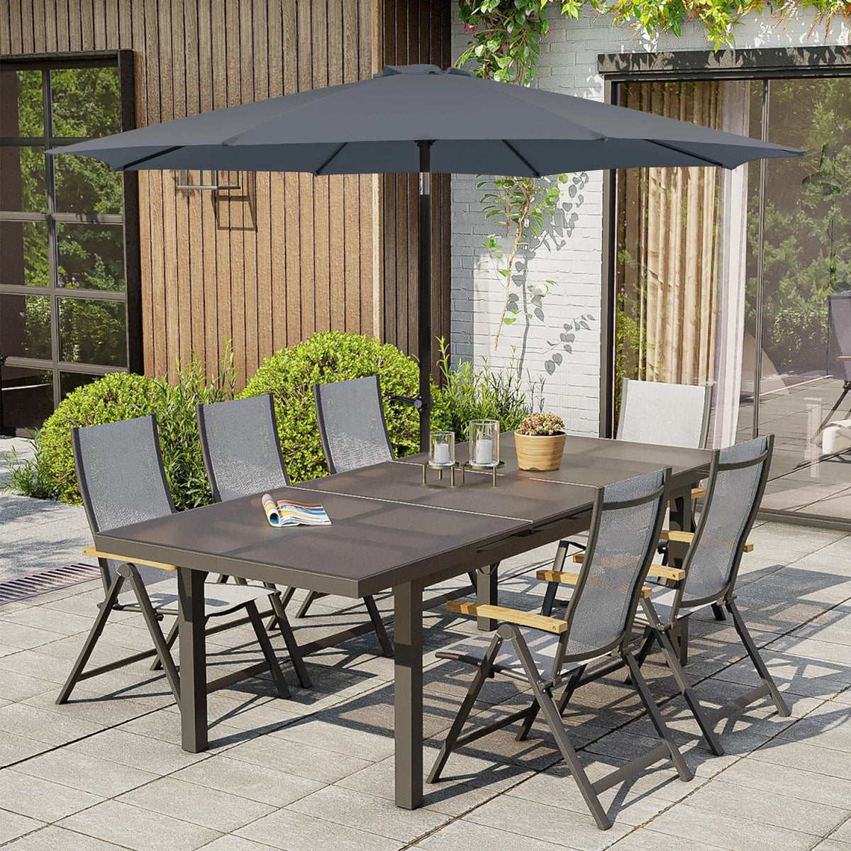 Parasol pliable  300 cm / 245 cm