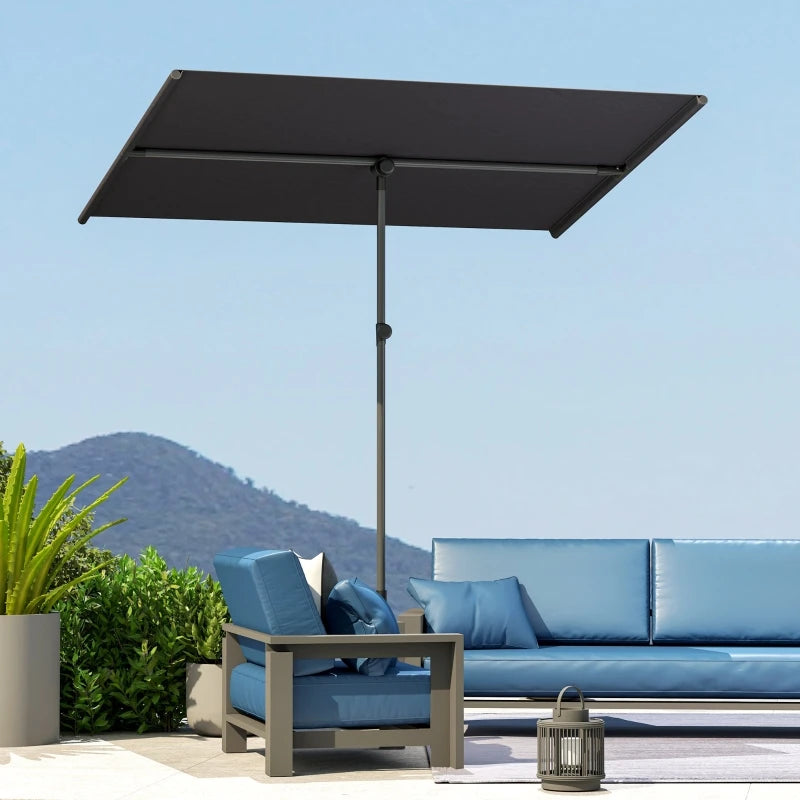 Parasol  pivotant à 180 degrés